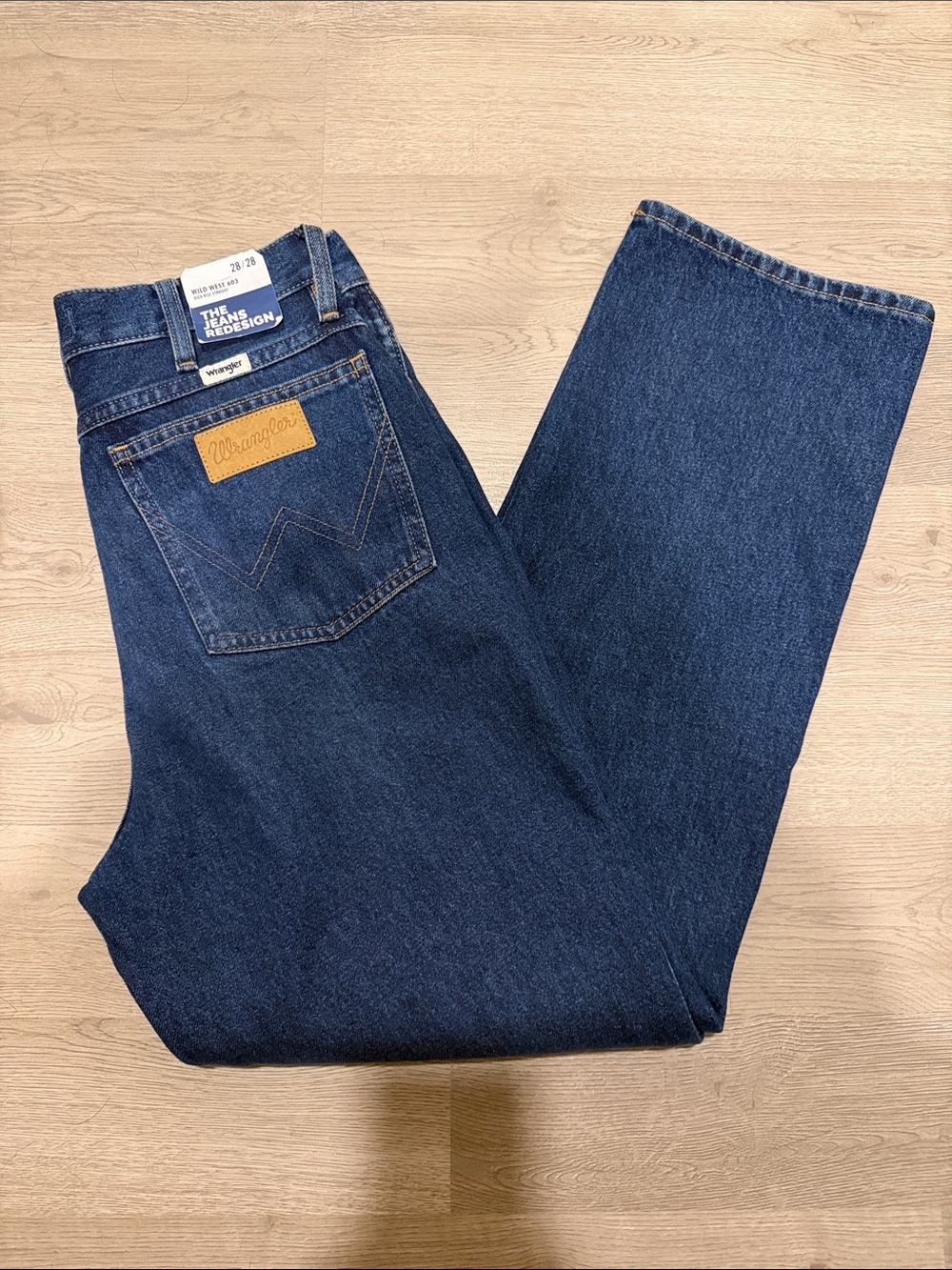 NWT Wrangler Wild West 603 high rise straight